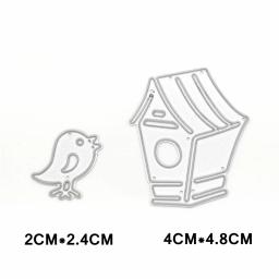 Molde de corte para aves em ramos, forma de metal para corte de fustela, scrapbooking - Image 4