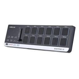 Worlde-Portátil MIDI Controller com Cabo USB, Mini Teclado Controlador, Drum Pad, Instrumento Musical, EasyPad.12 - Image 1