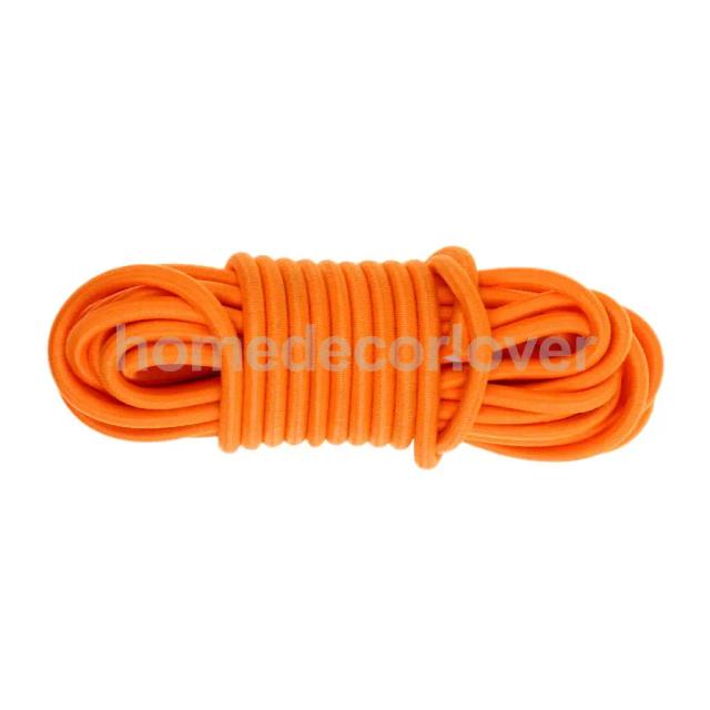 Corda elástica para veludo, 5mm x 5 metros, forte, cabo de choque, amarração diy, acessórios para caiaque, barco, caravanas
