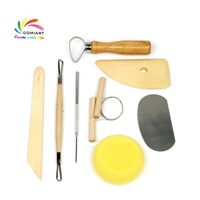 Kit de Ferramentas Essenciais para Modelagem de Argila e Escultura em Massa de Polímero
