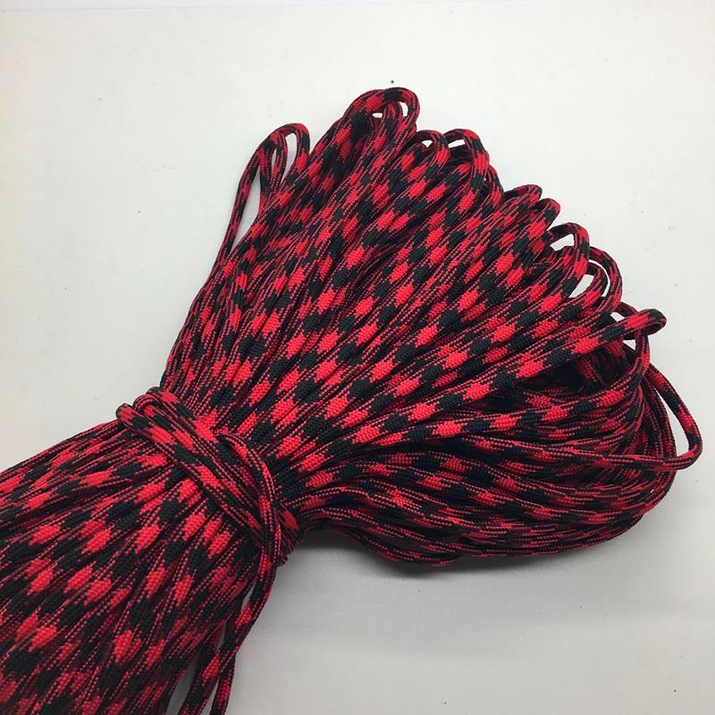 Corda de paraquedas colorida mxi, corda de paraquedas com 7 fios de corda para caminhada e acampamento, 10yds/lote - Image 1