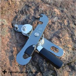 Dispositivo de Montanhismo Profissional para Escalada, Handle-Control Rapel, Downhill Descender, Rapel, Antomatic Freio - Image 3