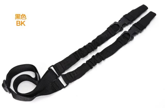 Engrenagem Tática: Estilingue Bungee Ajustável com Liberação Rápida para Acessórios de Caça com Cinta de Náilon