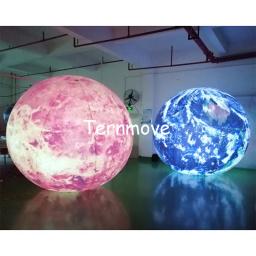 Globo de terra inflável gigante, com globo de terra e luz de led, para eventos - Image 5