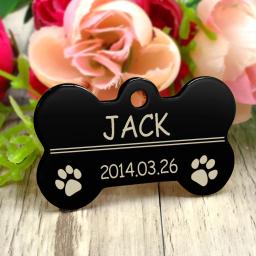 Etiqueta de identificação personalizada para cães e gatos, em aço inoxidável, personalizado, anti-perda, com nome e telefone, aniversário e gênero - Image 4