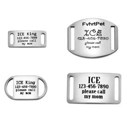 Tag ID personalizado para Pet, Tag ID personalizado, aço inoxidável, esculturas livres, telefones de nome, produtos Collar Supplies, cão e gato - Image 2