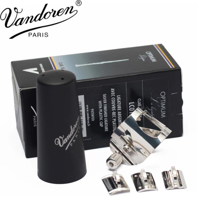 Vandoren Saxofone Profissional com Bocal de Baquelite, Placa de Som Variável e Clipe de Metal, França, Modelo LC01P
