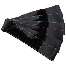 O SHI 38 centímetros DIY Cobertura de Volante de CARRO-resistente ao Desgaste Macio PU + Suede Direcção Car Couro-roda Trança Com Agulhas Tópico - Image 4