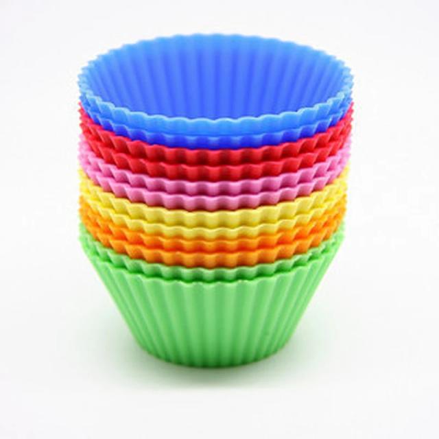 Conjunto Completo de Utensílios para Decoração de Bolos: 12 Argolas, Formas de Silicone e Capas para Cupcake