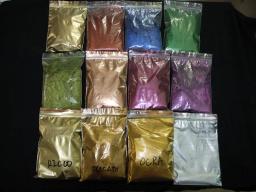 Ouro pó de cobre em pó para pintura revestimento para artesanato coloração para couro nunca desaparecer 50g por pacote frete grátis - Image 2