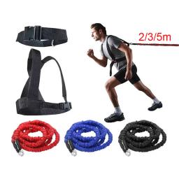 Banda Dupla Resistência para Treino, Puxar Corda, Corda Elástica, Campo de Atletismo, Corrida, Força Explosiva, Saltos, Equipamento de Fitness, 2 m, 3 m, 5m, 1 Conjunto - Image 1