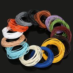 Couro Cordas Beading Cordões, DIY Acessórios para Colar e Pulseira, Suprimentos de Material Jóias, 100% Real, 5m, 1.5mm - Image 1