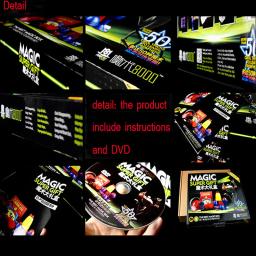 Conjunto de Truques Mágicos para Crianças, 50 Tipos, Jogar com DVD, Ensino Profissional Magic Prop, Gimick Card, Puzzle Toy, Presente - Image 5