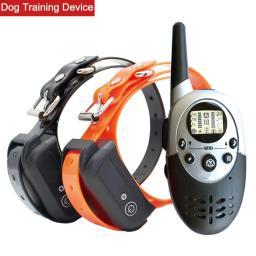 Coleira de treinamento para cães com luz de fundo lcd, 1000m, controle de longa distância, todos os tamanhos, som/choque, lembrete à prova d'água - Image 1