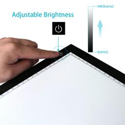 Huion-mesa digitalizadora 26.77 "a2, luz led, ajustável, leve, caixa para desenho, animação artística, desenho - Image 3