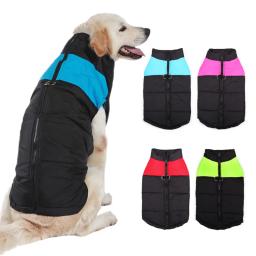 Impermeável colete quente para Pet, roupa do cão, gato, cachorro, casacos de esqui, grandes casacos cão, verde, vermelho, azul, rosa, inverno, 8 tamanhos, S-5XL - Image 1