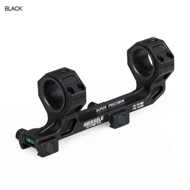 Montagem de Luneta para Airsoft com Nível de Bolha - Suporte de 25.4mm e 30mm para Trilho Picatinny