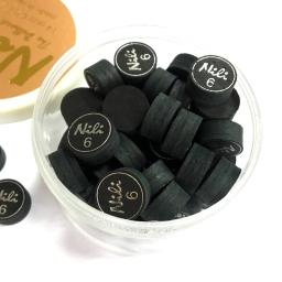 Ponta de taco de bilhar nili preto com 6 camadas, acessório para bilhar, frete grátis, 4 segundos originais - Image 3