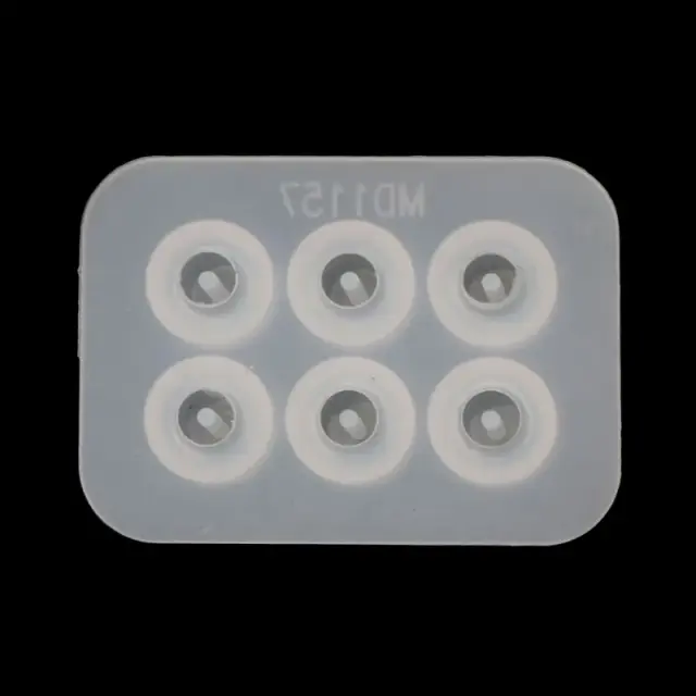 Moldes de Silicone para Resina Epóxi de 10mm - Crie Pulseiras de Contas e Jóias DIY com Facilidade