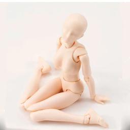 Movable Joint Action Figure Model Toy, Artista Art Painting, Figura Anime, SHF Sketch, Esboço Masculino e Feminino, Manequim Articulação, 14cm - Image 4
