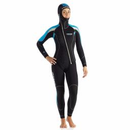 Cressi medas-roupa de mergulho feminina, moletom de neoprene profissional para mergulho adulto, 5mm, duas peças - Image 1