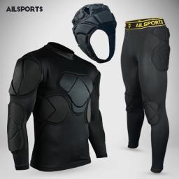 Novo design de proteção esportiva para goleiro, equipamento reforçado para goleiro de futebol, cotoveleira acolchoada e protetor - Image 1