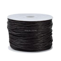 Cordão de algodão encerado resistente 100yds/carretel 1mm, para artesanato, fazer joias, acessórios de corda de fio - Image 6