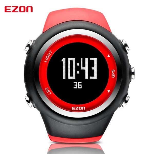 Relógio Esportivo Masculino GPS Digital à Prova d'Água T031 para Corrida e Fitness até 50m: Velocidade e Distância em Tempo Real