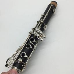 Clarinete de ébano, clarinete de madeira negra e11 profissional a clarinete baquelite 17 chaves instrumentos musicais, palhetas com frete grátis - Image 4