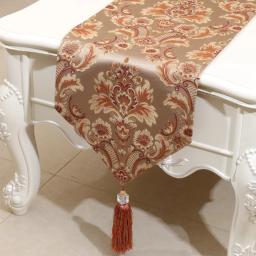 Toalha de mesa moderna para alongar flores, capa simples em relevo, jacquard, estilo europeu, tecido de alta qualidade, toalha de mesa de café - Image 5