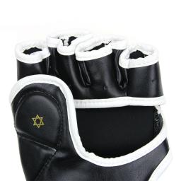 Luvas MMA de meio dedo para homens, Kicki Boxe, Karatê, Muay Thai, Luta Livre, Equipamento de Treinamento Sanda, PU - Image 3