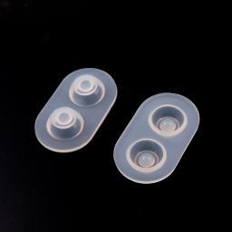 Molde de silicone para olhos de boneca Pingente, Espelho Artesanato, Molde do bolo, Jóias Encantos Fazendo Ferramenta, Cristal Diamante Resina Epóxi Moldes, 6pcs por conjunto - Image 4