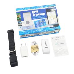 Tkstar-mini rastreador gps tk909 para pets, dispositivo de localização em tempo real, com coleira para animais de estimação, gato, cachorro - Image 1