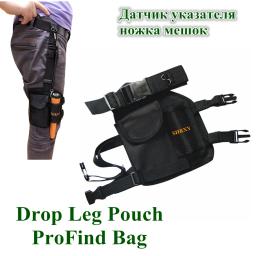Shrxy ponteiro detector de metais coldre gota perna pano capa bolsa para xp ponteiro detector procind montagem saco pano - Image 4