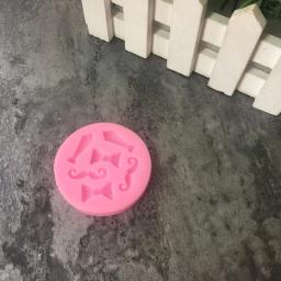 Moldes de silicone flexíveis para decoração de bolos, utensílios decorativos de silicone para confeitaria, barba e bolo - Image 3