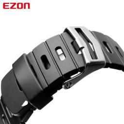 Ezon relógio esportivo original pulseira de borracha de silicone para l008 t023 t029 t031 g2 g3 s2 h001 h009 t007 t037 t043 - Image 5