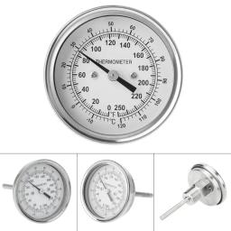 Termômetro frontal de fabricação de cerveja, de aço inoxidável, celsius, fahrenheit, medidor de temperatura da destilação, 1/2 ''npt (haste de 2'') - Image 3