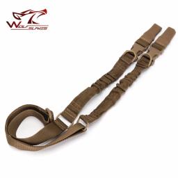 Engrenagem tática 2 ponto bungee gun estilingue ajustável rifle cinta náilon rápida sistema de liberação arma estilingue caça acessórios - Image 2