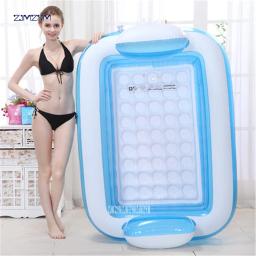Banheira inflável dobrável portátil de PVC para adultos, banheira de beleza aquática, segura e ambientalmente amigável, não tóxica grossa, NA15210860 - Image 2