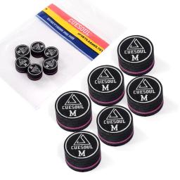 Cuesoul 14mm 8 dicas de sugestão de pele de porco de camada para taco de sinuca-6 peças - Image 1