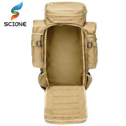 Mochila militar impermeável, Mochila ao ar livre, Saco Tático para Caça, Tiro, Camping, Trekking, Caminhada, Viagem, Quente, 60L - Image 5