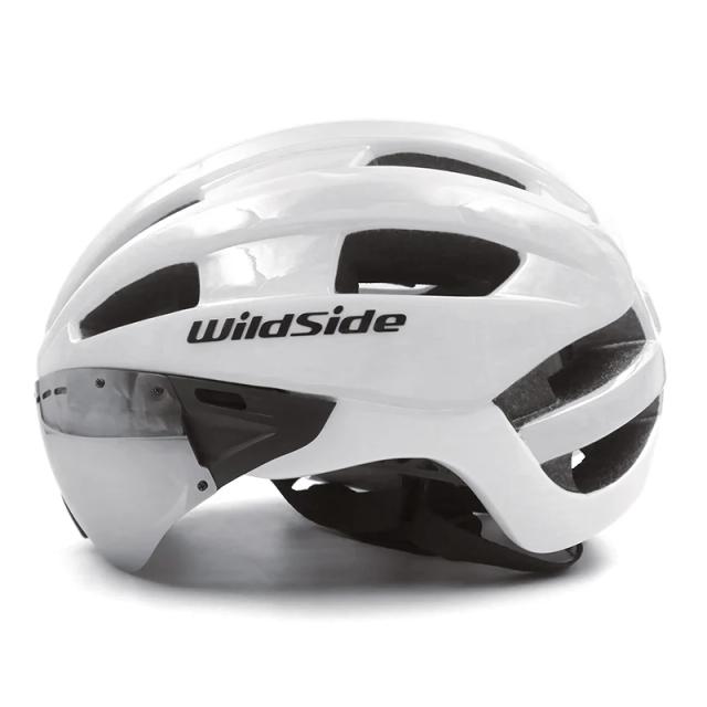 Capacete Wildside Ultra Leve para Ciclistas com Óculos Integrados - Ideal para Corrida, MTB e Ciclismo em Estrada com Tecnologia EPS