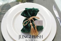 Lembrancinhas de veludo verde com cordão e cartões, 2018*12cm, bolsa para presentes, festa, eventos, 9.5 - Image 4