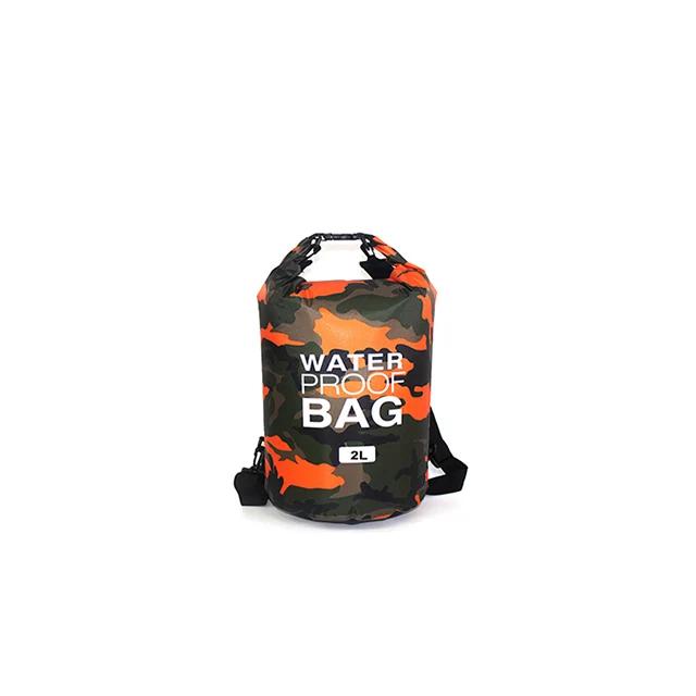 Saco de natação impermeável, saco seco, camuflagem cores, pesca, canoagem, caiaque, armazenamento, deriva, rafting, 2L, 5L, 10L, 15L, 20L, 30L - Image 1