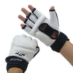 Luva de boxe meio dedo, protetor de karatê, muay thai, taekwondo, para treino de crianças e adultos - Image 6