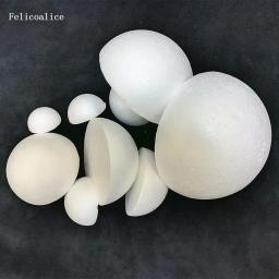 Metade Rodada Bolas De Espuma De Poliestireno Sólido, Isopor, DIY Artesanato De Natal, Crianças Artesanato Pintado, 25mm, 9.84" - Image 3