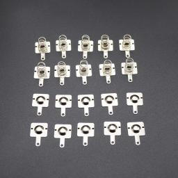 Substituição Metal Baterias, Primavera Contato Plate, Prata para pilhas AA e AAA, 20Pcs - Image 1