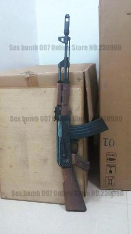 Armas de simulação originais 2017, modelo de arma de fogo escalado ak47 3d, armas de simulação, brinquedo para crianças e adultos - Image 4