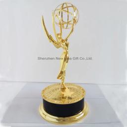 Grande troféu emmy por frete dhl expedição com 15.5 polegadas grande enorme metal emmy prêmios troféu - Image 6
