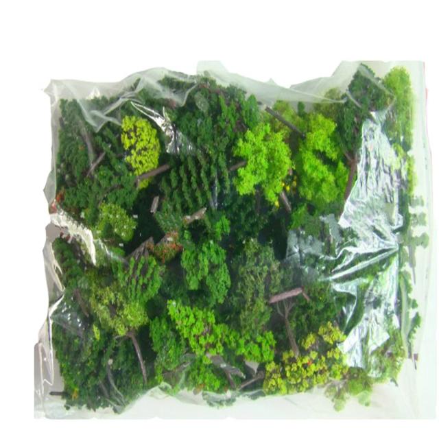 Fio Verde Misturado para Miniaturas de Jardim: 30 Peças para Modelo de Trem e Paisagens Naturais